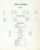 Table of Contents, Carroll County 1906